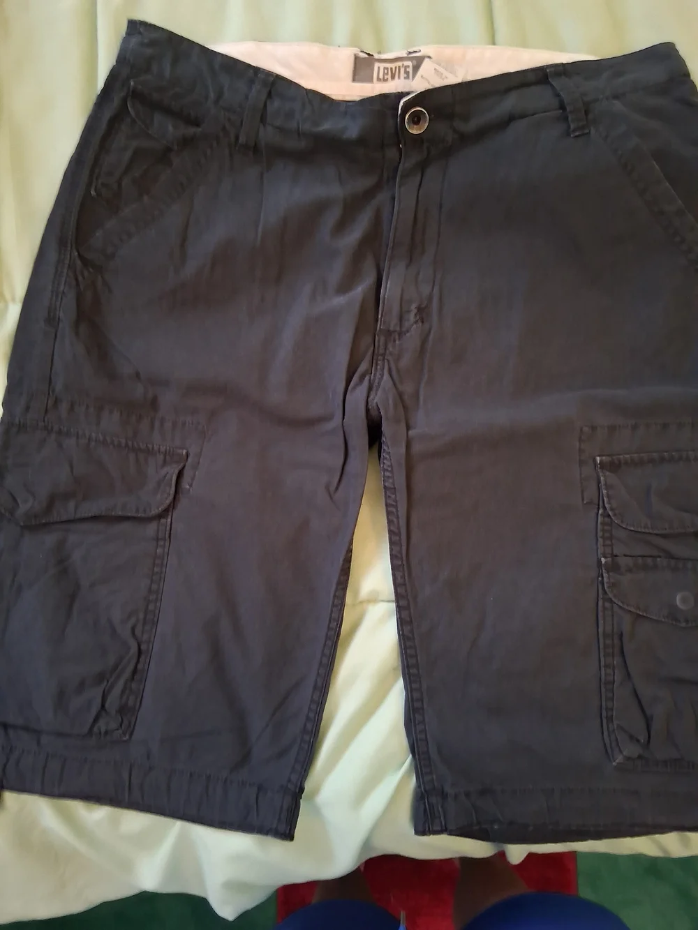 Levi's Men's Navy Cargo Shorts